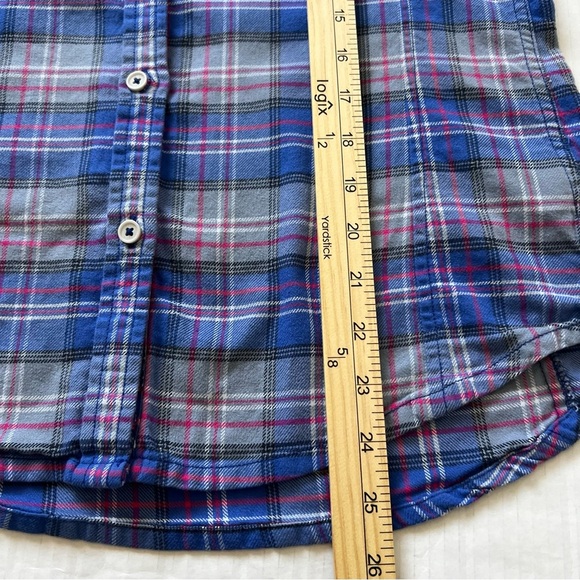 Stio Willow Midweight Long Sleeve Plaid Button Up Flannel Shirt Outdoor SZ Small - Picture 16 of 16